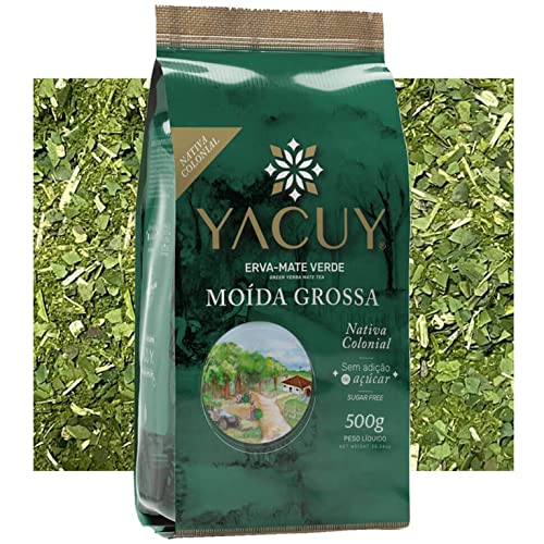 🌿 Yacuy Yerba Mate Tee Colonial Cut 0.5 kg + Geschenk Probe (40g): 🧉Reich an Antioxidantien, Vitaminen, beschleunigt den Stoffwechsel, zuckerfrei | Brasilien 🇧🇷 von Yerbox
