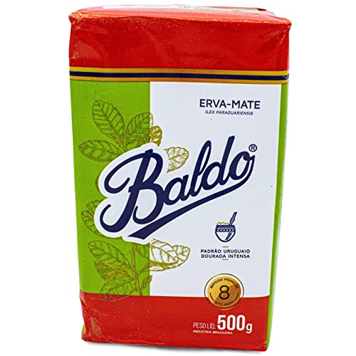 Yerba Mate Tee Baldo Traditional 0.5 kg + Geschenk Probe (40g): Reich an Antioxidantien, Vitaminen, beschleunigt den Stoffwechsel, zuckerfrei | Brasilien von Yerbox