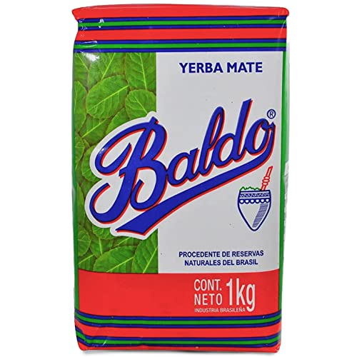 Yerba Mate Tee Baldo Traditional 1 kg + Geschenk Probe (40g): Reich an Antioxidantien, Vitaminen, beschleunigt den Stoffwechsel, zuckerfrei | Brasilien von Yerbox