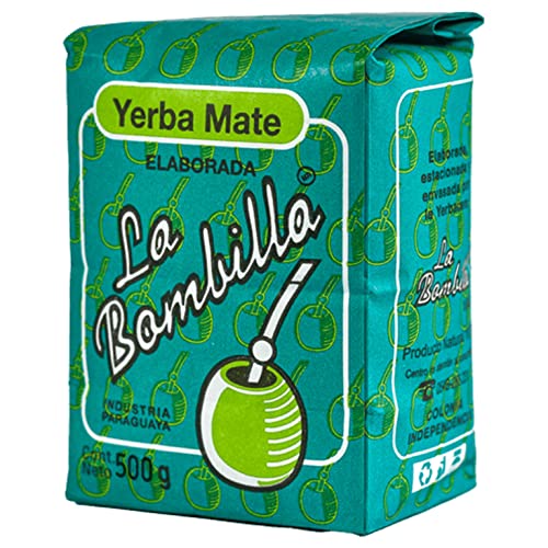 Yerba Mate Tee La Bombilla Traditional 0.5 kg + Geschenk Probe (40g): Reich an Antioxidantien und Vitaminen, beschleunigt den Stoffwechsel, zuckerfrei | Paraguay von Yerbox