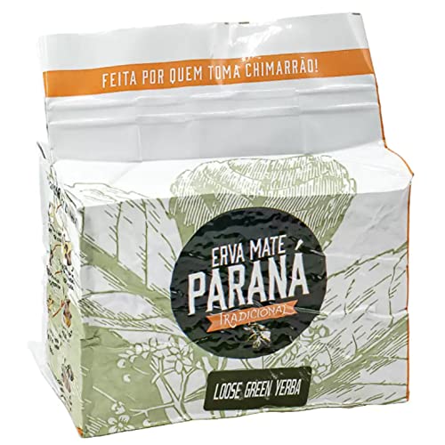 Yerba Mate Tee Parana Großer Schnitt 0.25 kg + Geschenk Probe (40g): Reich an Antioxidantien, Vitaminen, beschleunigt den Stoffwechsel, zuckerfrei | Brasilien von Yerbox