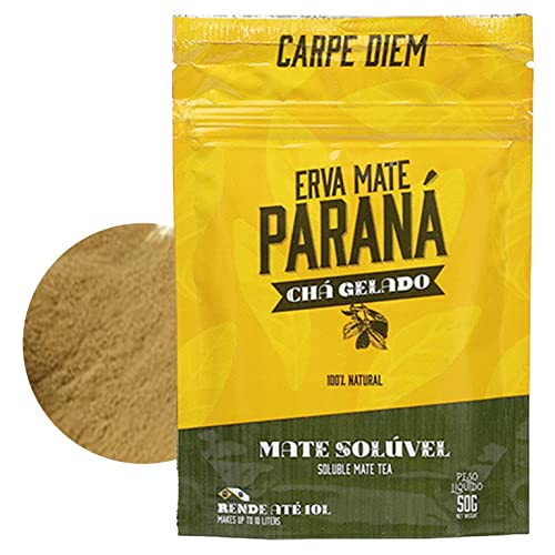 Yerba Mate Tee Parana Roasted Soluble 0.05 kg + Geschenk Probe (40g): Reich an Antioxidantien, Vitaminen, beschleunigt den Stoffwechsel, zuckerfrei | Brasilien von Yerbox