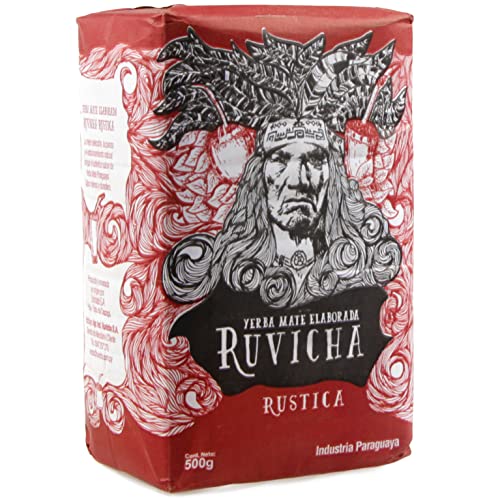 🌿 Yerba Mate Tee Ruvicha Rustica 0.5 kg + Geschenk Probe (40g): 🧉Reich an Antioxidantien und Vitaminen, beschleunigt den Stoffwechsel, zuckerfrei | Paraguay 🇵🇾 von Yerbox