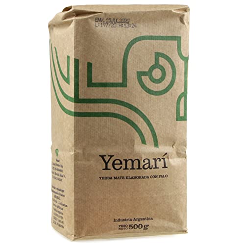 Yerba Mate Tee Yemari Traditional 0.5 kg + Geschenk Probe (40g): Reich an Antioxidantien, Vitaminen, beschleunigt den Stoffwechsel, zuckerfrei | Australien von Yerbox