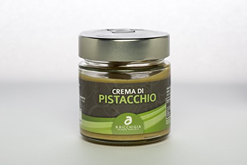 A RICCHIGIA-Pistaziencreme - JAR 90 gr. - Pack 2 Stück - Italienisch Handwerkliches Produkt von YesEatIs