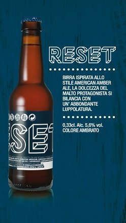 BIRRIFICIO RURALE - RESET Craft Italian Bier (33 cl) - Das Paket von 6 Bott. von YesEatIs