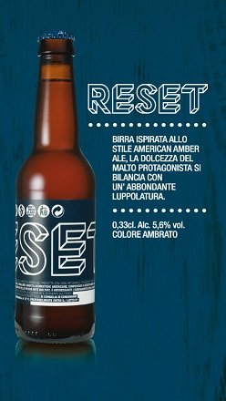 BIRRIFICIO RURALE - RESET Craft Italian Bier (33 cl) von YesEatIs