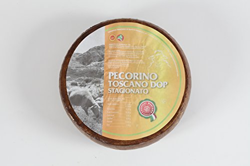 CASEIFICIO MAREMMA - Pecorino Toscano DOP Seasoned (2,5-3 kg. Ca.) - Italienische Handwerker Produkt von YesEatIs