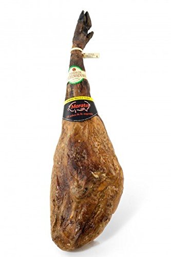 Embutidos Morato - JAMON IBERICO de CEBO de CAMPO mit Herkunftsbezeichnung ''DEHESA de EXTREMADURA'' - Seasoned 30 Monate - 7/8 Kg von YesEatIs