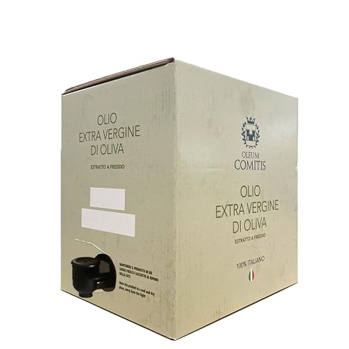 Oleum Comitis - Natives Olivenöl Extra 100% Italienisch Kaltgepresst - 3 Liter Bag in Box von YesEatIs