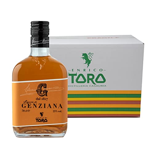 Enrico Toro - Genziana - Enzian-Likör - 6 x 70 cl von Yeseatis TASTE ONLINE FOOD YESEATIS.COM