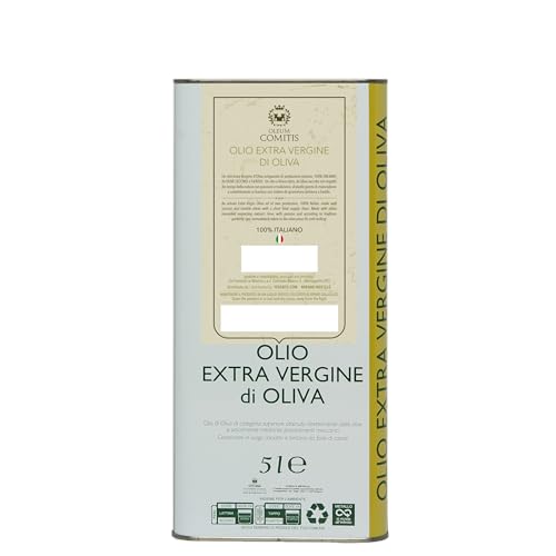 Oleum Comitis - Natives Olivenöl Extra 100% Italienisch Kaltgepresst - 5 Liter Dose von YesEatIs