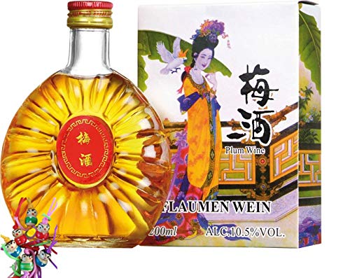 [ 200ml ] China Plum Pflaumenwein aromatisiert alc.10,5% vol #12 + ein kleiner Glücksanhänger gratis von Yoaxia