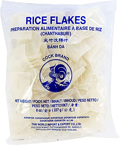 [ 227g ] COCK Reisflocken, Reisblättchen, Rice Flakes, Reisteigplatten, Reisflakes / Banh Cuon Khosteigplatten, Reisflakes / Banh Cuon Kho von Yoaxia