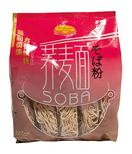 [ 500g ] fu shou noodles SOBA Style / Teigwaren asiatischer Art, vorgedämpft Soba Nudeln von Yoaxia