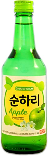 Chum Churum Soju Apple Flavor 360ml | Soju mit Apfelgeschmack Alk. 12% vol. von Yoaxia