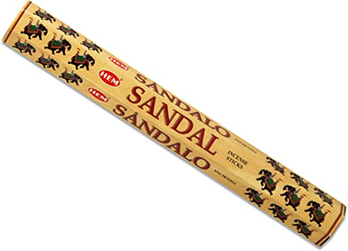 yoaxia ® - 20 Räucherstäbchen [ Sandelholzgeruch - SANDAL ] handgerollte Räucherstäbchen aus Indien von Yoaxia