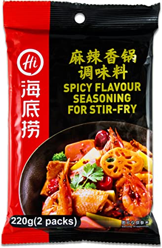 yoaxia ® - [ 220g ] asiatische Stir-Fry Sauce Spicy | 2x 110g | Scharfe Woksauce | Hot Pot Sauce von yoaxia