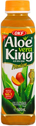 [ 500ml ] Aloe Vera King Getränk MANGO Geschmack 30% Aloe/Drink inkl. €0,25 Einwegpfand von Yoaxia