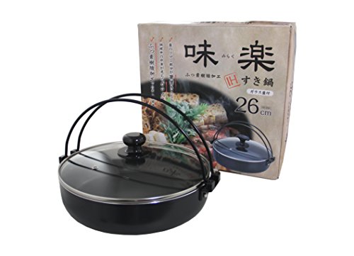 yoaxia ® - HOT POT Topf + Glasdeckel Ø 26cm / Feuertopf / Fondue / Shabu Shabu / Induktion von Yoaxia