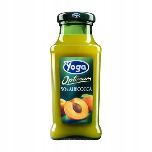 24x Yoga Bar Albicocca Aprikose Fruchtsaft Getränk Fruchtgeschmack Glasflasche 200ml fruit juice von Yoga