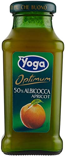 24x Yoga Bar Albicocca Aprikose Fruchtsaft Getränk Fruchtgeschmack Glasflasche 200ml fruit juice von Yoga