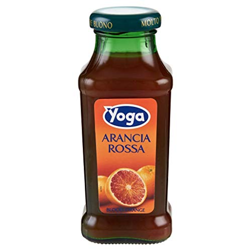 24x Yoga Bar flasche Fruchtsaft fruit juice Arancia rossa Rote orange saft 200ml von Yoga
