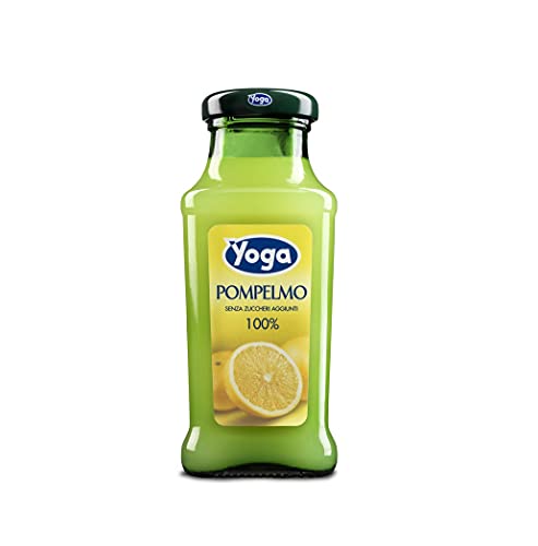 24x Yoga Bar flasche Fruchtsaft fruit juice Pompelmo 100% Grapefruit saft 200 ml von Yoga