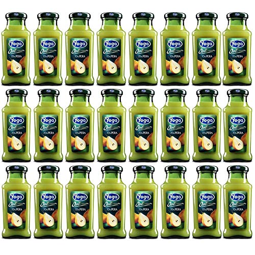 24x Yoga Optimum Bar flasche Fruchtsaft fruit juice Pera Birne saft 200 ml von Yoga