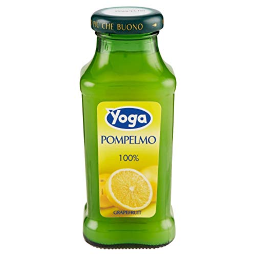 48x Yoga Bar Pompelmo Grapefruit Fruchtsaft Getränk Fruchtgeschmack Glasflasche 200ml fruit juice von Yoga