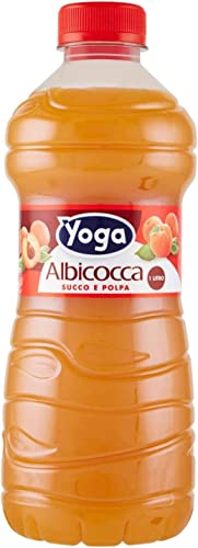 6x Yoga Fruchtsaft fruit juice Pet flasche Albicocca Aprikose saft 1Lt von Yoga