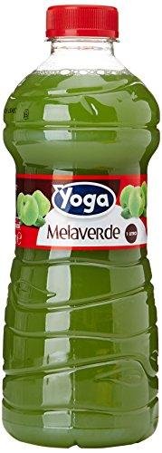 6x Yoga Fruchtsaft fruit juice Pet flasche Mela verde grüner Apfel saft 1Lt von Yoga