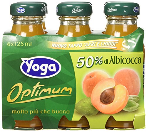 Succhi di Frutta - Saft -Albicocca/Aprikose- 6x0,125l von Yoga