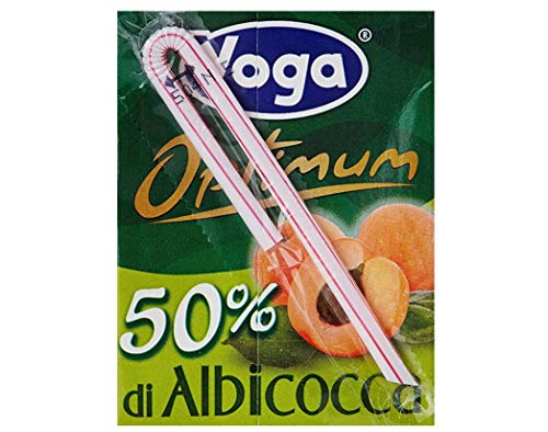 x12 Yoga Succo Albicocca Aprikosensaft ohne Zuckerzusatz 200 ml von Yoga