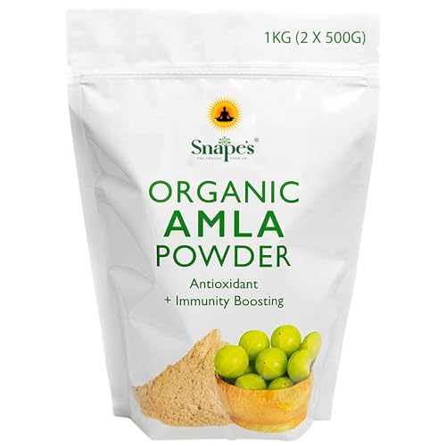 Bio Amla Pulver 1kg (2 x 500 g) – Indische Stachelbeere von Yogi Organics