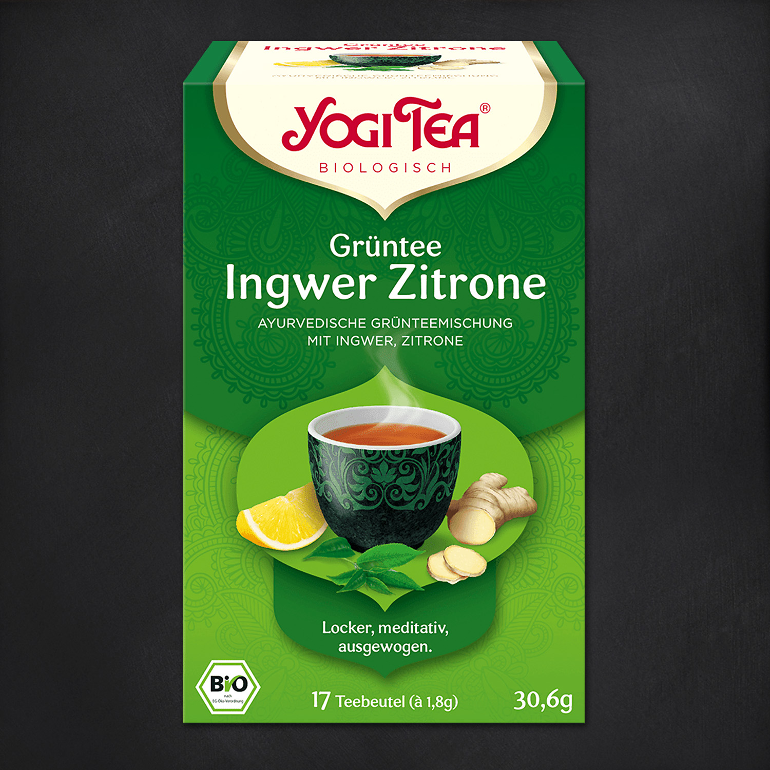 Yogi Tee Grüntee Ingwer Zitrone, BIO von Yogi Tea®