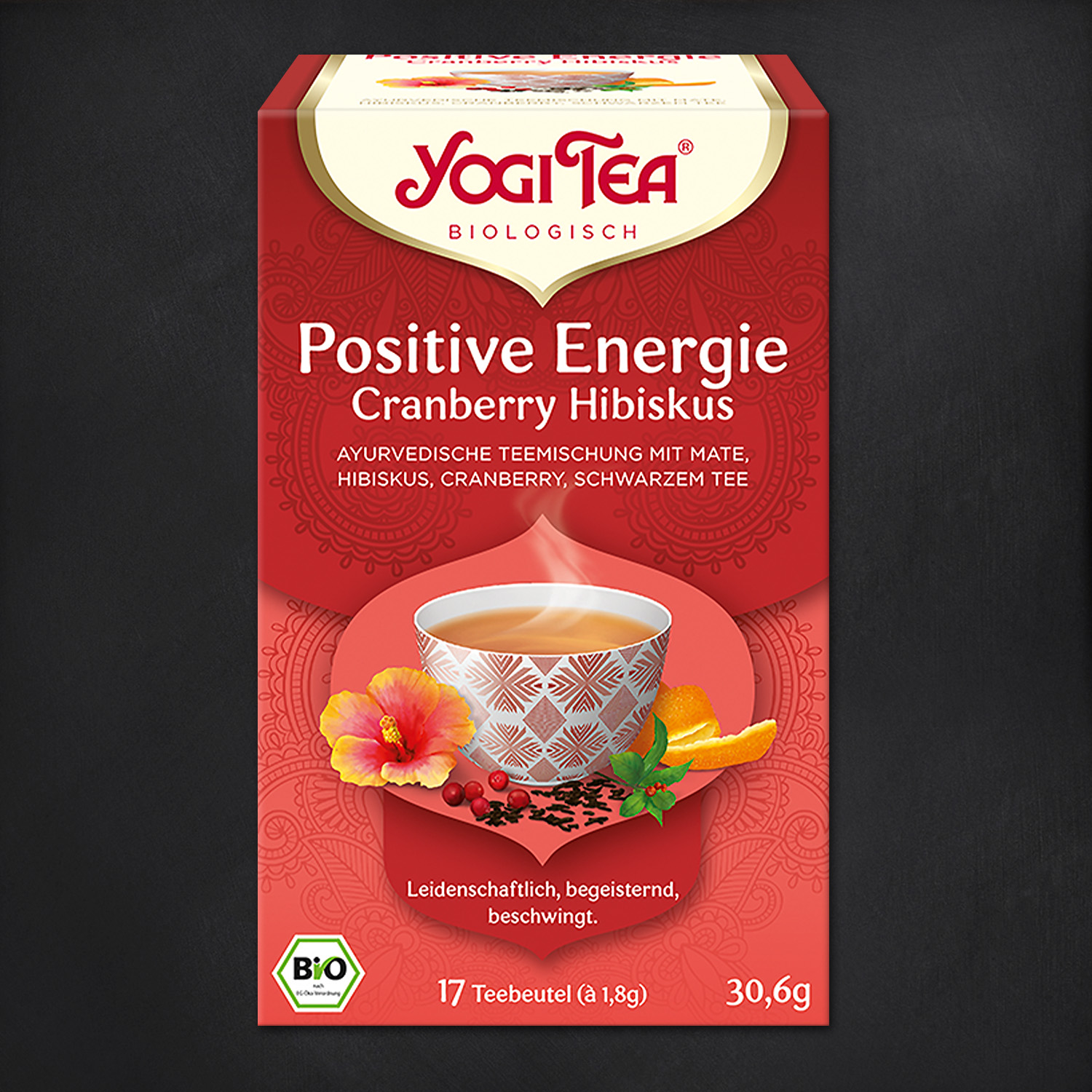 Yogi Tee Positive Energie Cranberry Hibiskus, BIO von Yogi Tea®