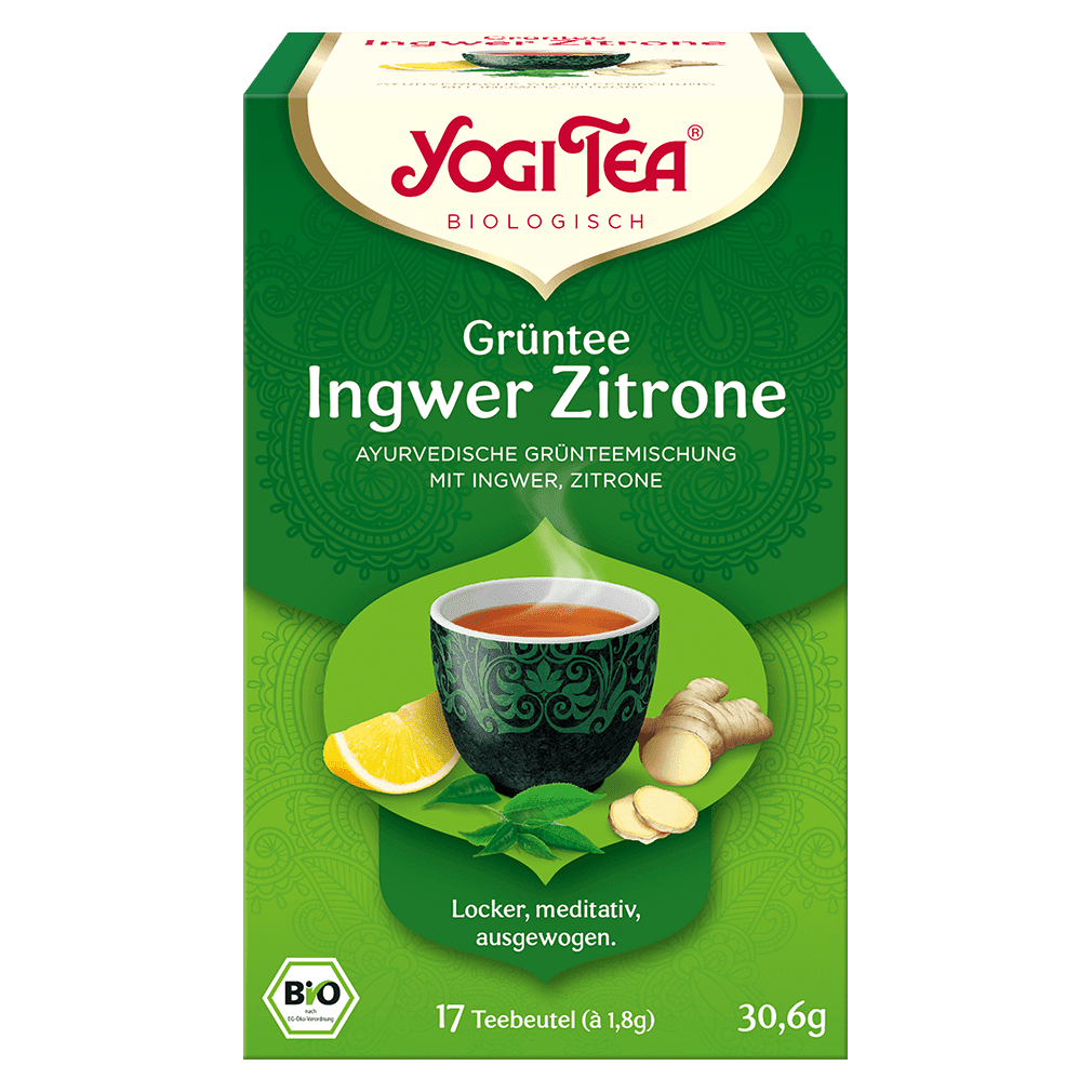 Bio Grüntee Ingwer Zitrone Bio Grüntee Ingwer Zitrone von Yogi Tea