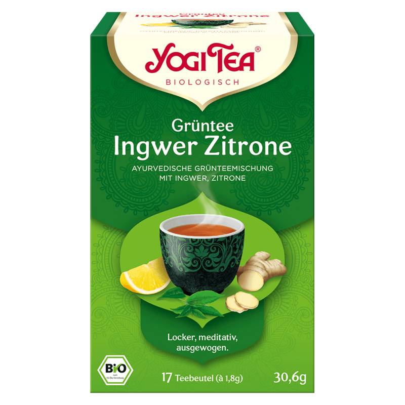 Bio Grüntee Ingwer Zitrone von Yogi Tea