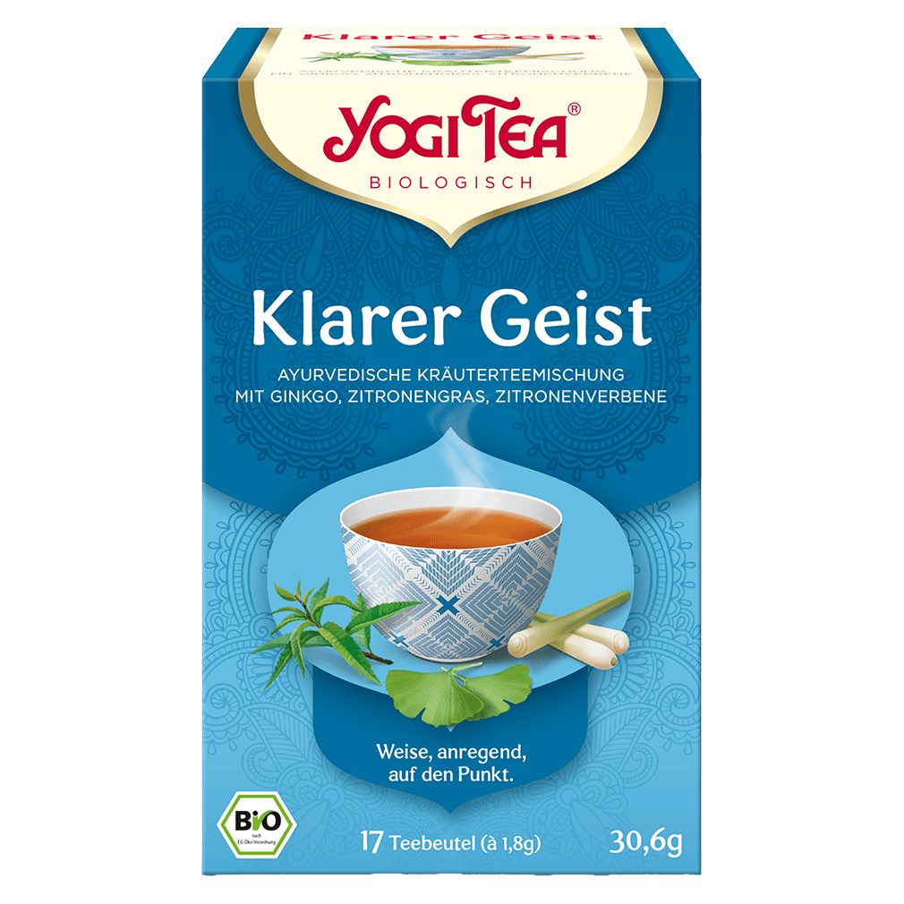 Bio Kräutertee Klarer Geist von Yogi Tea