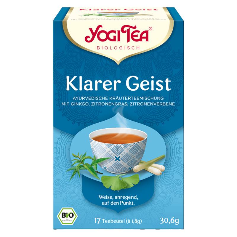 Bio Kräutertee Klarer Geist von Yogi Tea