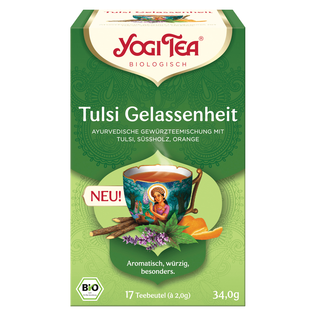 Bio Kräutertee Tulsi Gelassenheit Bio Kräutertee Tulsi Gelassenheit von Yogi Tea