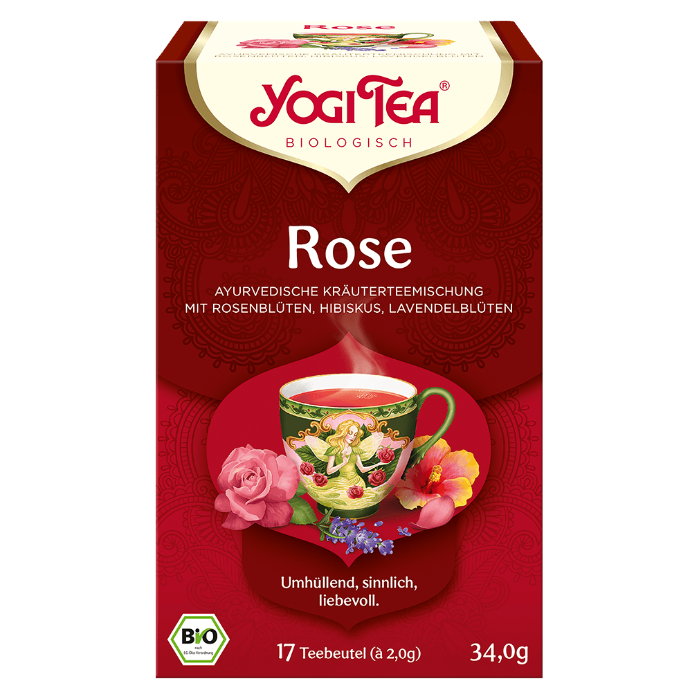 Bio Kräutertee Rose von Yogi Tea
