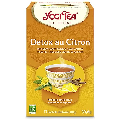 Yogi Tea Detox mit Zitrone - 17 Stück von YOGI TEA