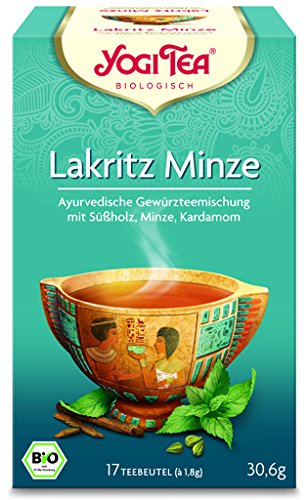 Yogi Lakritz Minze Tee BIO 6 Packungen à 17 Teebeutel Yogi Lakritz Minze Tee BIO 6 Packungen à 17 Teebeutel von Yogi Tea