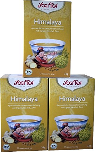 Yogi SPAR-PACK HIMALAYA 3x17 Teebeutel=102g Yogi SPAR-PACK HIMALAYA 3x17 Teebeutel=102g von Yogi Tea