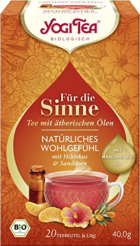 Bio Yogi Tea Für die Sinne Natürliches Wohlgefühl (6 x 40 gr) von Yogi Tea