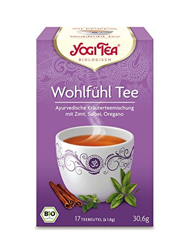 Yogi Tea - Bio Wohlfühl Tee, 1er Pack (17 x 1,8 g Teebeutel) - BIO von YOGI TEA