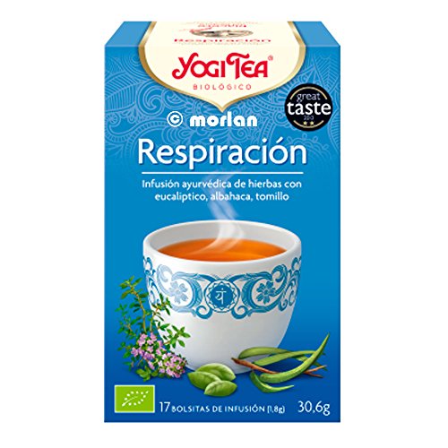 Yogi Tea Genuss zum Atmen - Eukalyptus, Basilikum und Thymian Tee, 17 Beutel, 30,6 g von Yogi Tea