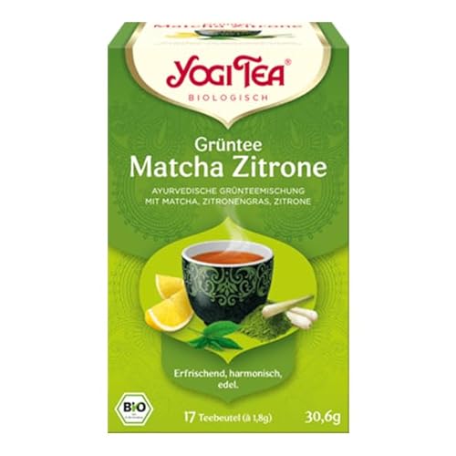 Yogi Tea | Green Tea Matcha Lemon | 6 x 17 bags Yogi Tea | Green Tea Matcha Lemon | 6 x 17 bags von Yogi Tea